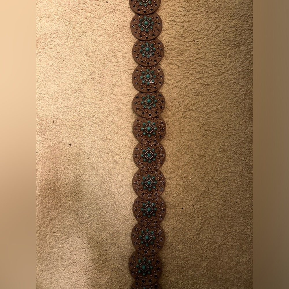 Turquoise Western Style Belt